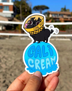 Cali Cream Stickers
